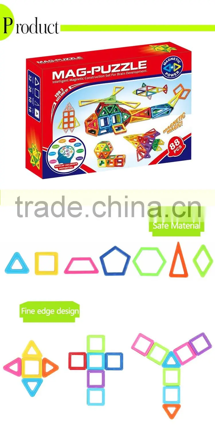 JSTOYS plastic magnetic building blocks for sale