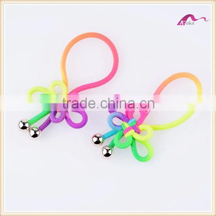 Wholesale Chinese Knot Elastic Hair Ponytail Holder For Girls Accessories