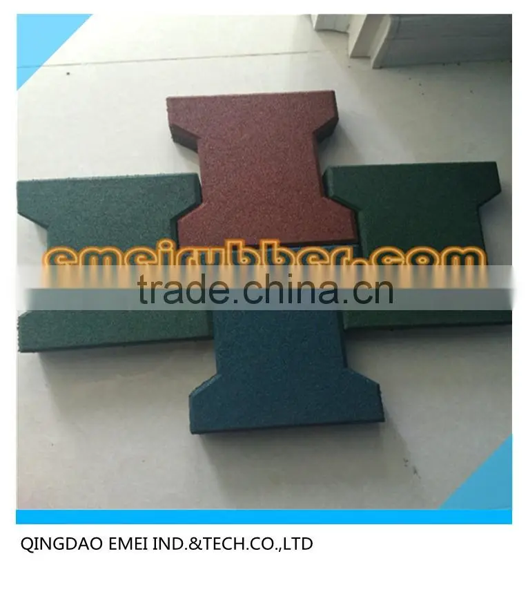Recycle Rubber Driveway Bricks