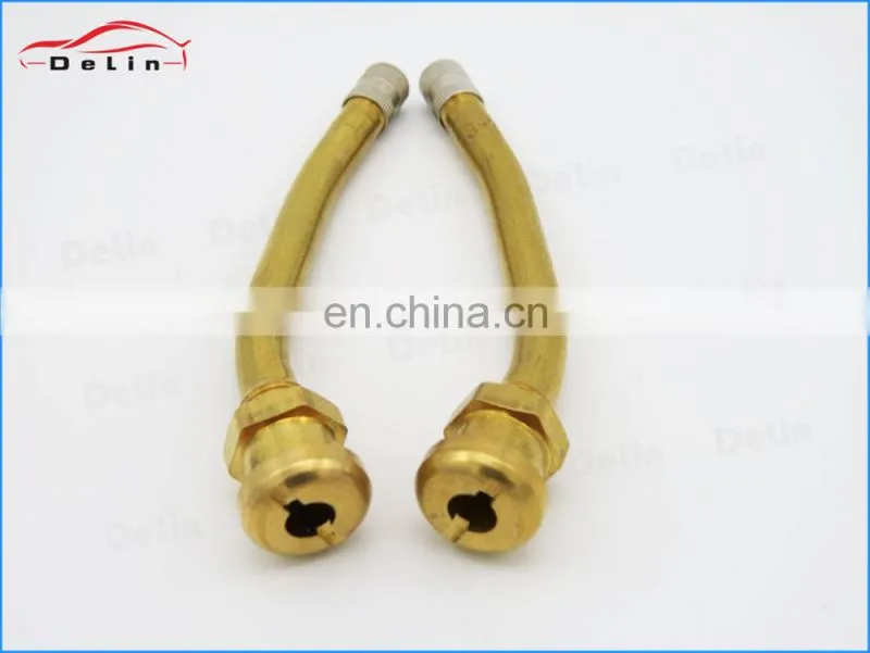 DeLin hot sell V3.20.11 tube metal clamp-in truck bus tire valve
