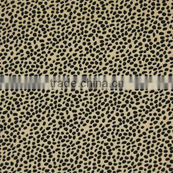 snake printed flocking fabric for upholstery