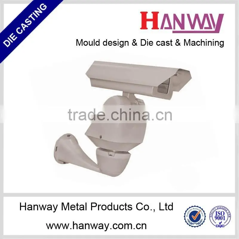 china manufacturer custom made aluminum die casting security camera parts cctv camera