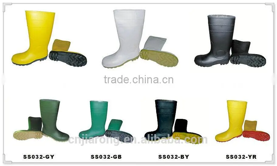 PVC safety boot,PVC rainboot,safety rainboot SS032-hot product