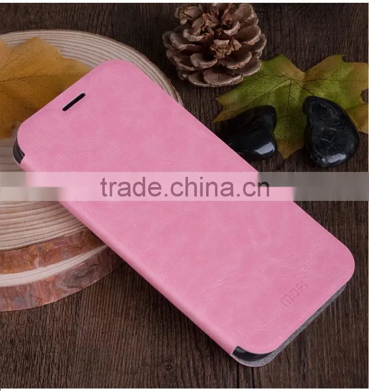 MOFi Case Funda Celular Back Housing for OPPO R9 R9tm, Mobile Handset Coque Flip Leather Cover for OPPO R9