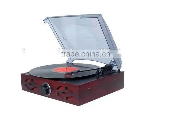Classic Vintage Design!!! Simple Turntable& Vinyl Record LP& Gramophone with PC Link