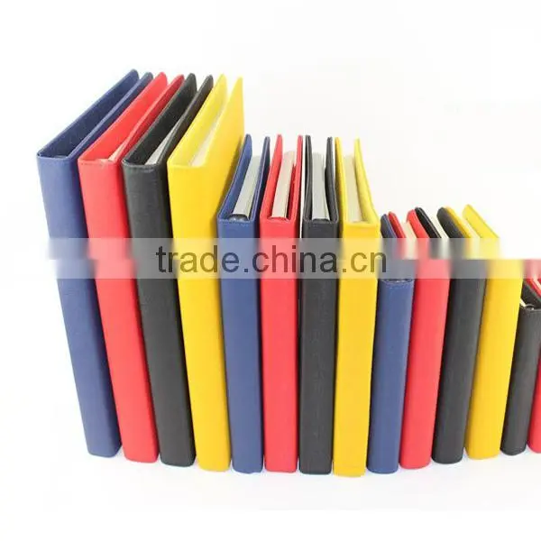 spiral hardcover notebook with pen leather/pu diary notebook