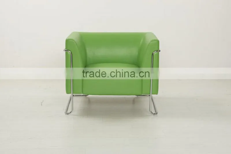 Workwell popular style office sofa set with wooden armrest kw-SS02