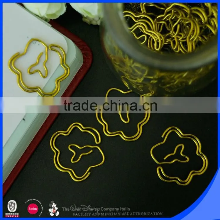 Hot new products for 2016 paperclip golden