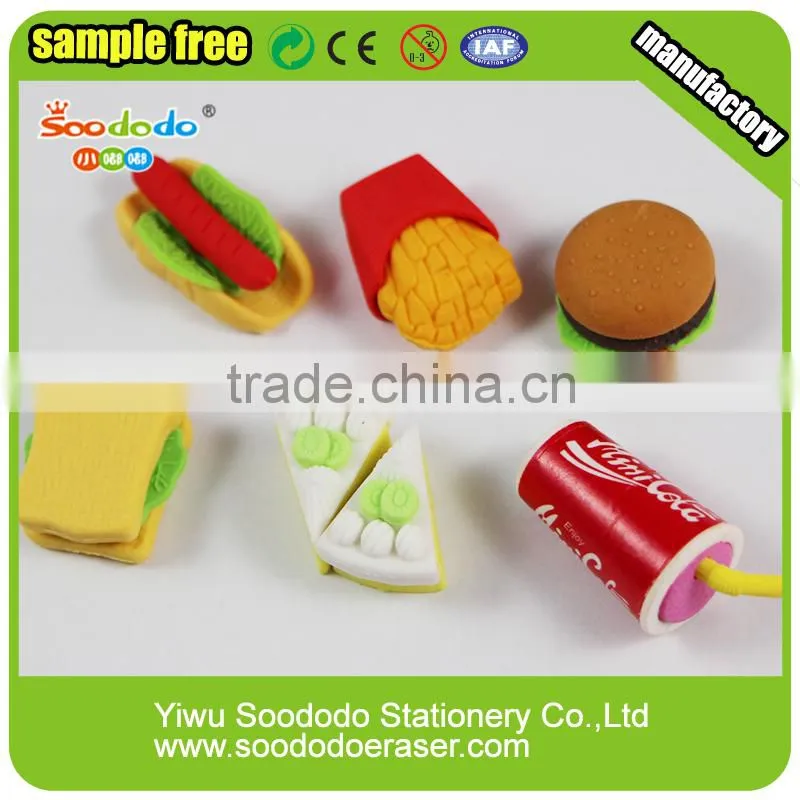 School tool eraser Blister Card Packing stationery