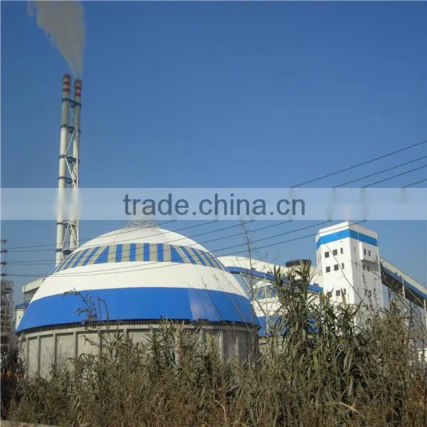 Steel structure company build dome coal storage