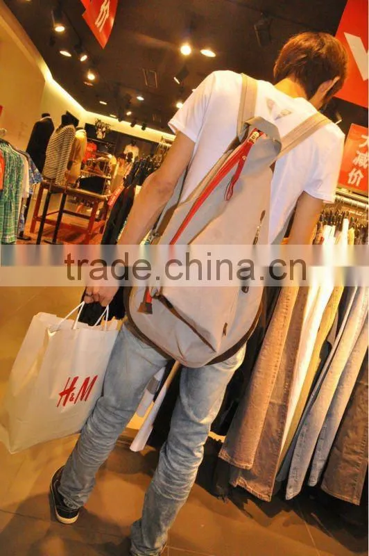 trendy canvas adult shool backpack