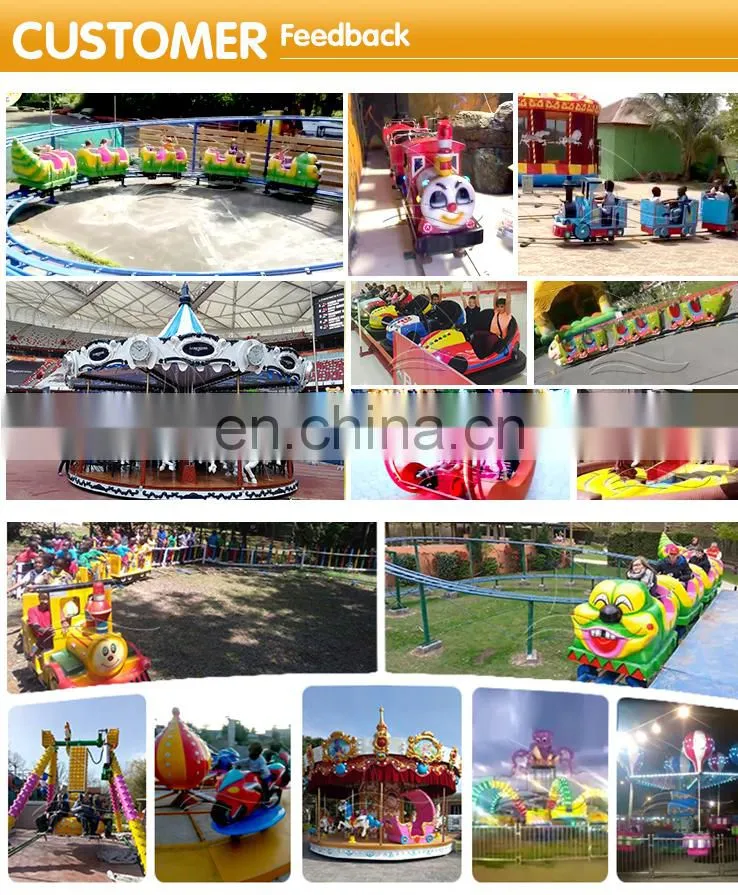 Kids and adult amusement railway train park toys mini electric set rides trains for sale