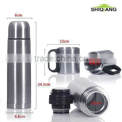 500ml vacuum bottle and coffee cups promotional gift set BL-7003