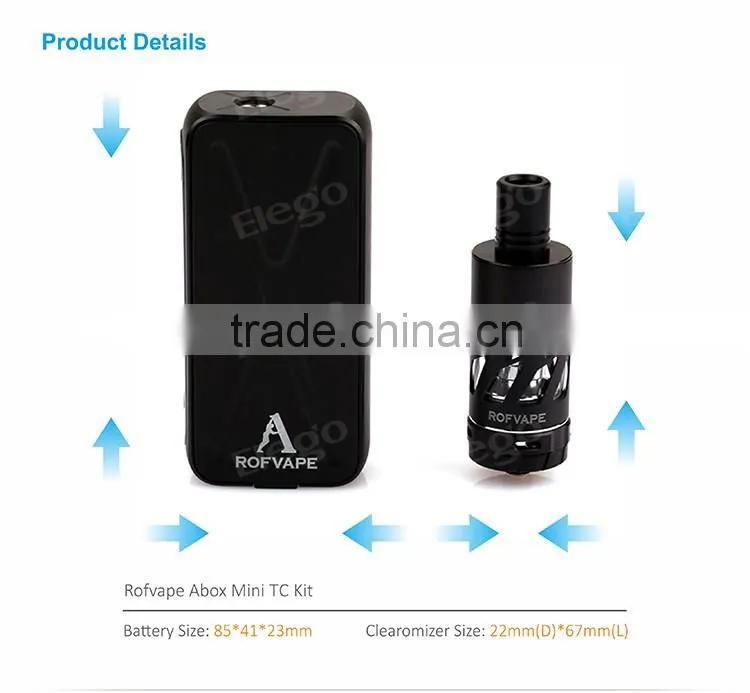 Rofvape ABOX Mini TC - 50W box mod kit vs Subox Mini Starter Kit with factory price from Elego