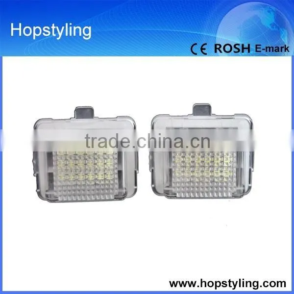 LED number plate lamp for Benz W204 car LED accessory light license plate lamp Canbus No Error code