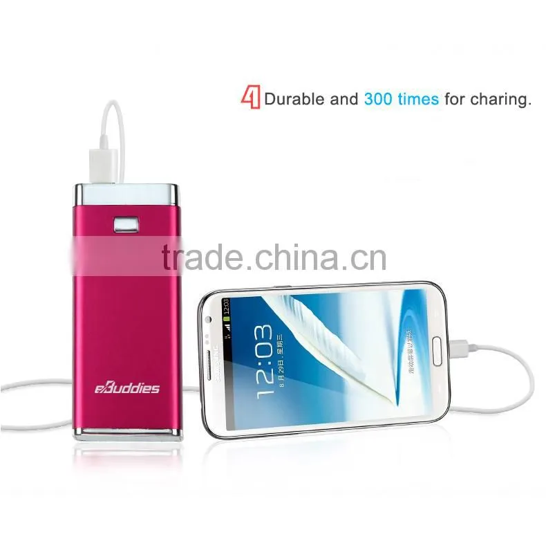 2016 smart idea 6000mAh emergency battery charger power bank with customize logo