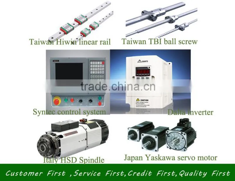 exhibited auto tool changer with syntec control system cnc router1325