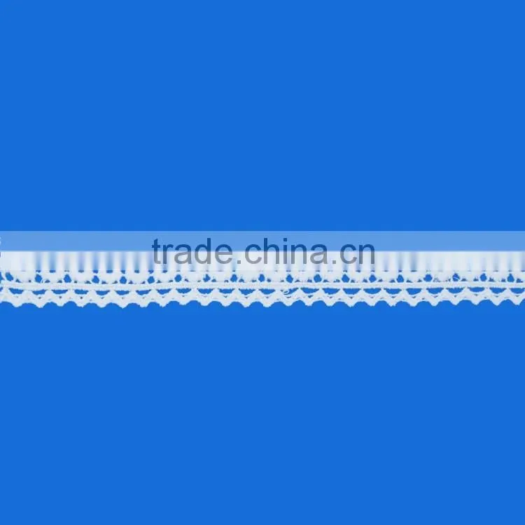 OEM/ODM service fashionable lace bar code textile necklace trim product