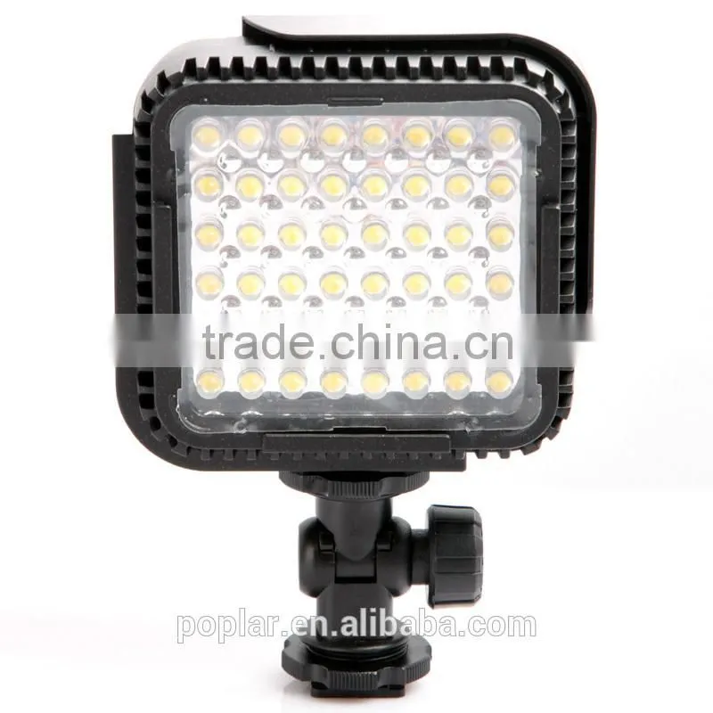 Poplar CN-LUX480 48 LEDs Video Light Photo Lamp for Canon Nikon Camera Video Camcorder 5600K/ 3200K