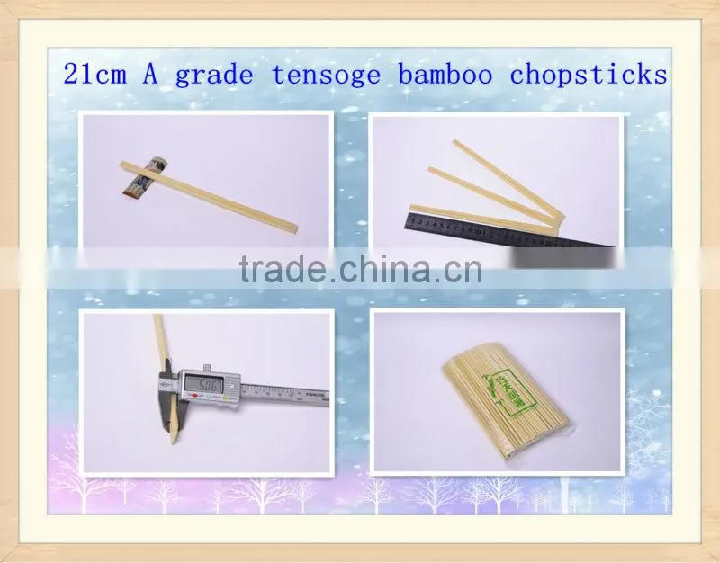 Natural paper coverd bamboo tensoge disposable chopsticks
