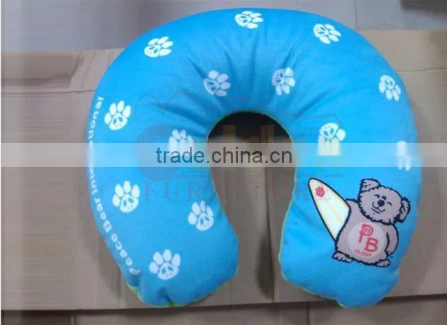 Kids Plush Zip-off Velvet Cover Snoopy Neck Pillow U Shape