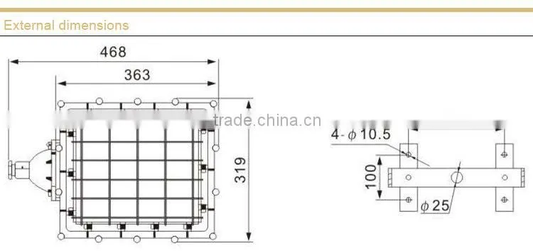 BAT(C) Explosion proof Floodlight