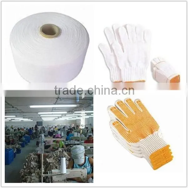cheap pvc dotted knit gardening work gloves work glove en388