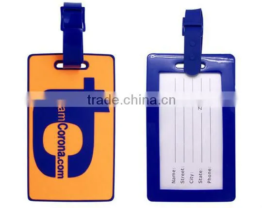 Special hot sale high quality PVC luggage tag/sports style luggage tag