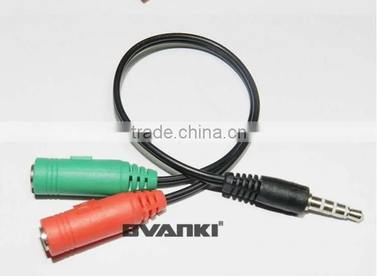 new products 2016 3.5mm jack 1male to 2 female car aux audio usb cable audio cable bulk buy from china free samples