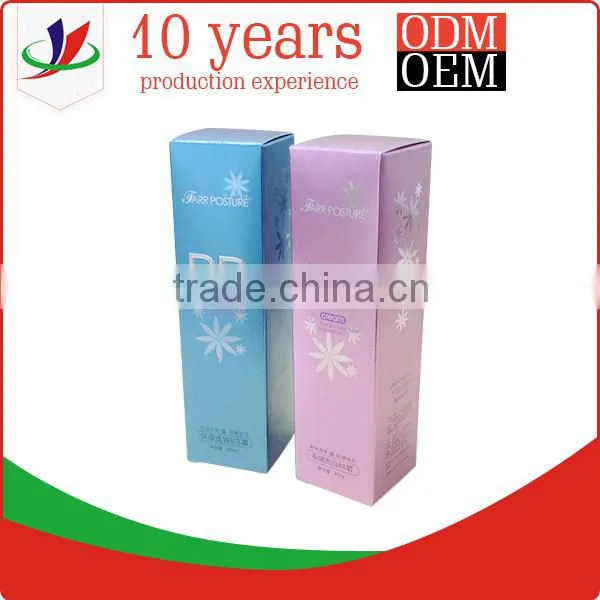 blue box beautify cosmetic box