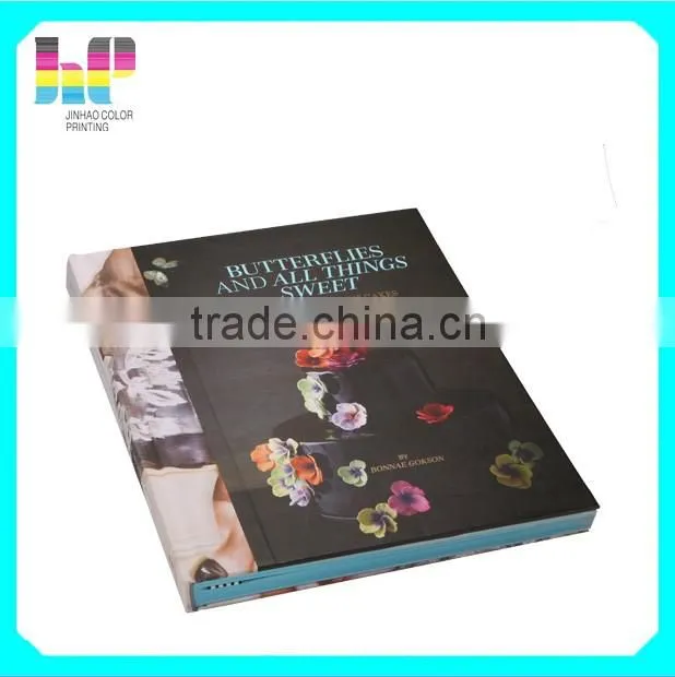 special decorated high quality hardcover magazine printing