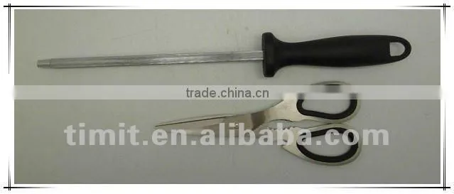 8pcs stainless steel solid handle good quality with block kitchen knife