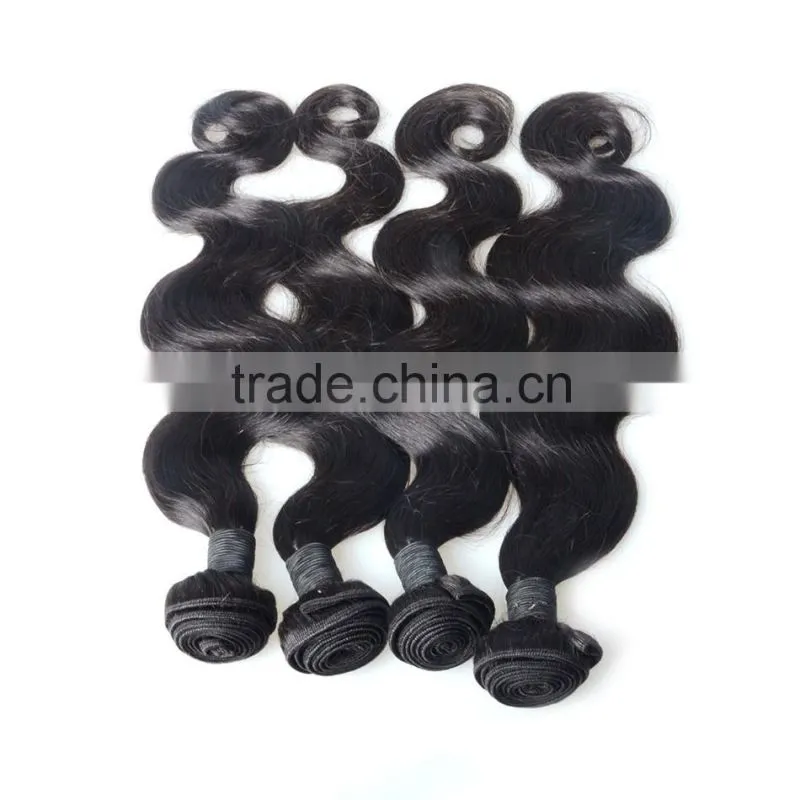 Full cuticle one color 3 bundles Brazilian Hair mixed length