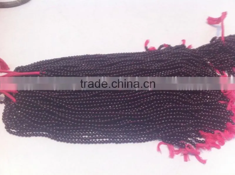 Garnet Round Beads