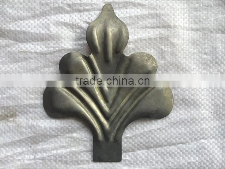popular decorative Stamped Iron Rossets,Stamping Iron Sheet Ornaments