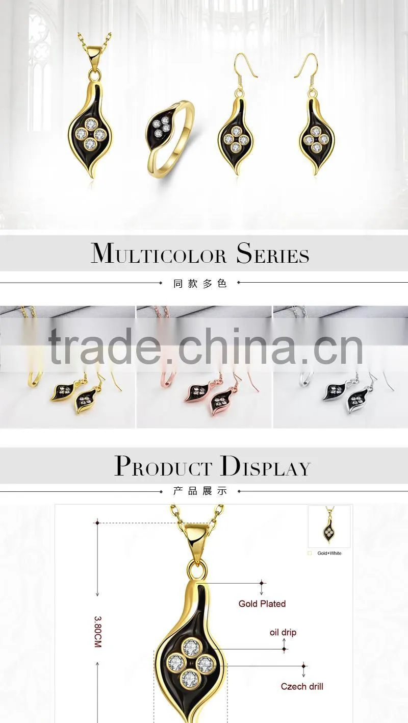 2015 18K Gold Full Jewelry Set For Women