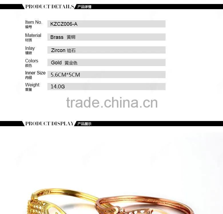 high quality friendship bracelets with high quality crystal KZCZ006