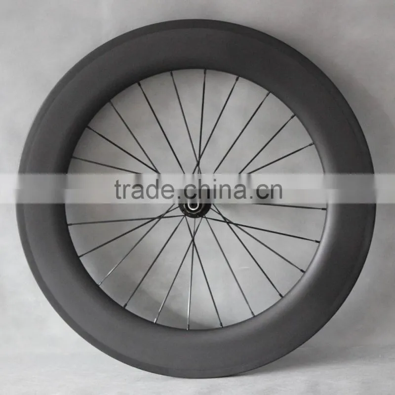 Carbon bicycle wheelset 86mm clincher road bike wheels 27mm width W56C