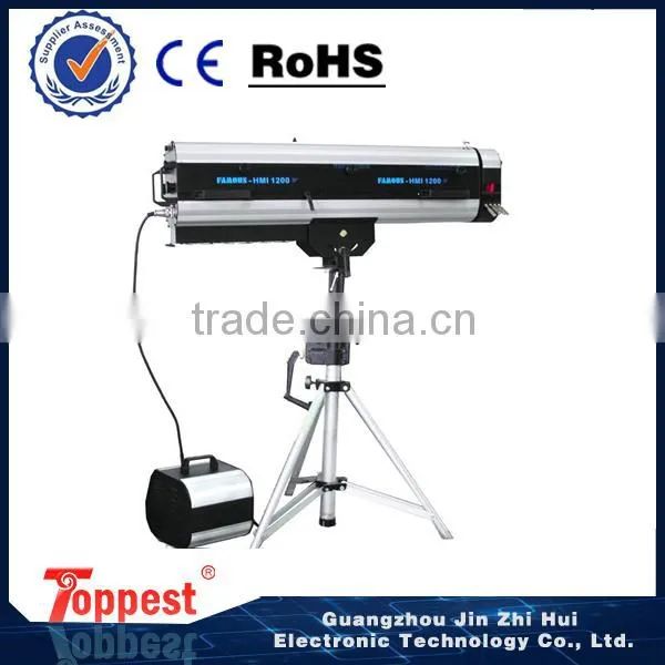 Famous HMI 1200 1200w mini follow spot moving head light stand