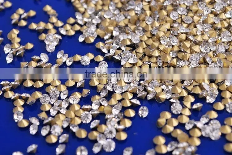 Wholesale colorful Diamante crystal Rhinestones Point Back , Loose pointed back strass stones foiled back for jewellery