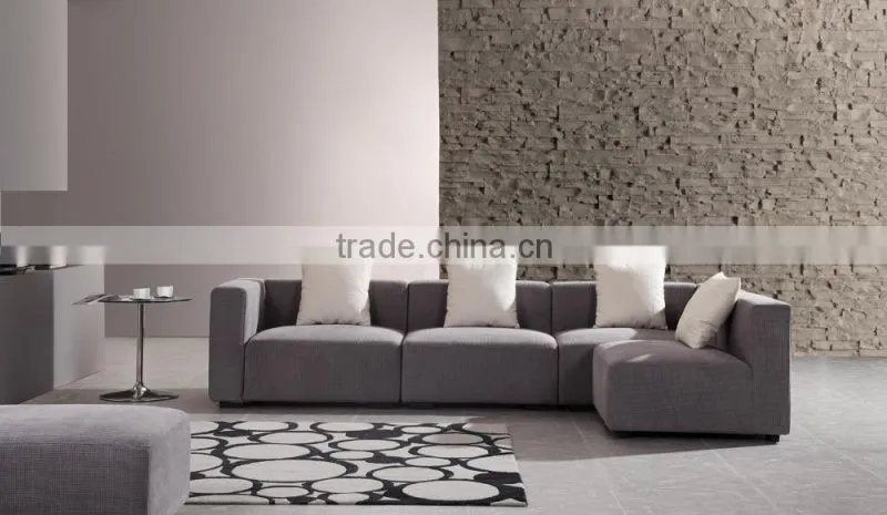Home use combining sofa set with fabric cover XYN2055
