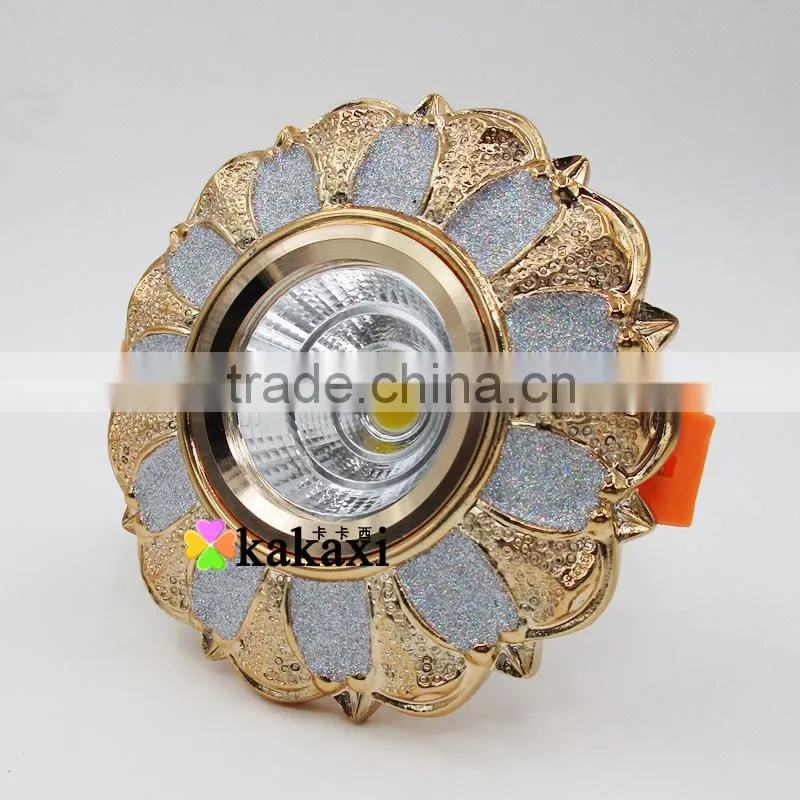 European LED Ceiling Light COB 3W 5w Resin + Aluminum LED Downlight Spotlight