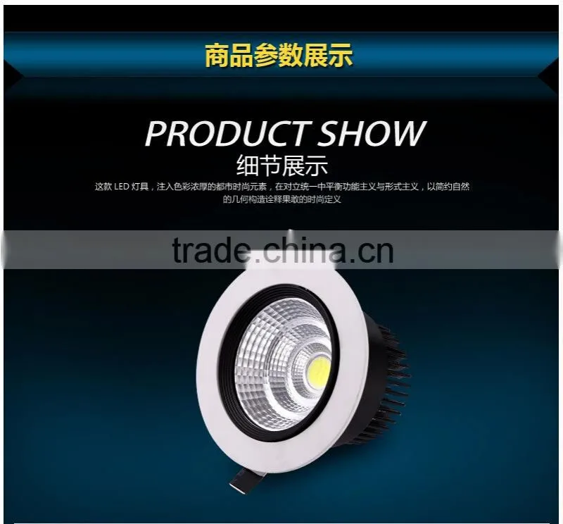 LED Ceiling Lamp COB 3w 5w 7w 10w 15w 20w 30w LED Downlight Spotlight