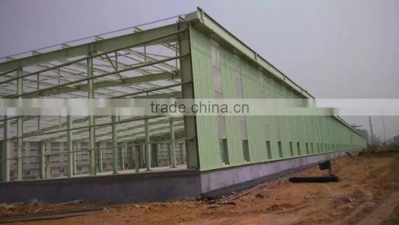 Low cost light steel structure prefabricated warehouse workshop building drawing