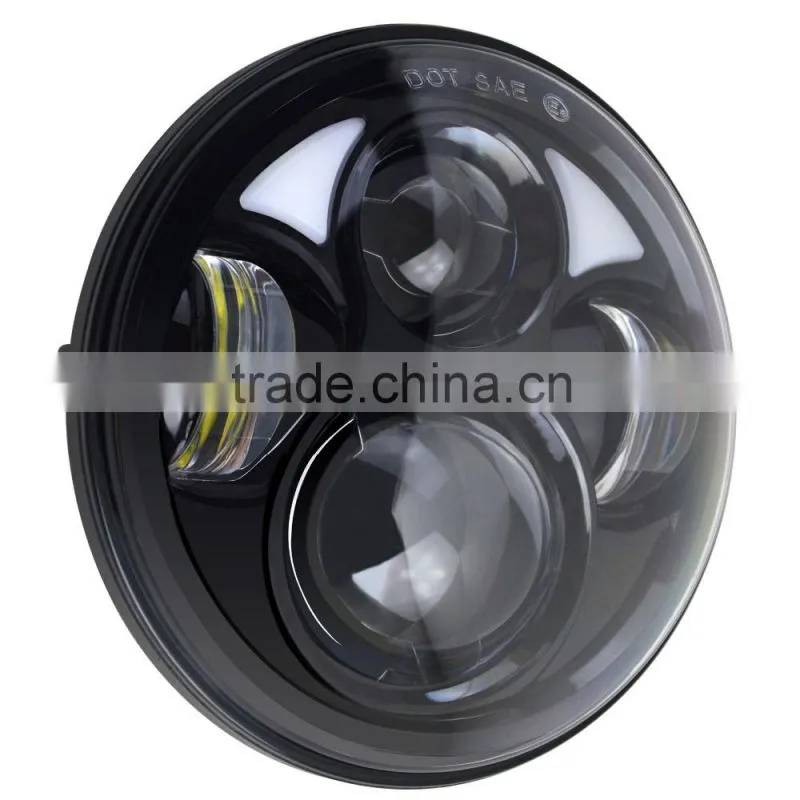 New arrival and Smart design 50w 5.75 led headlight for harley motorcycle