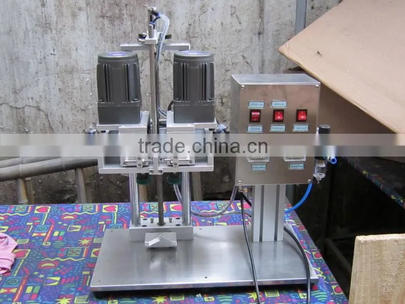 Semi-auto perfume capping machine