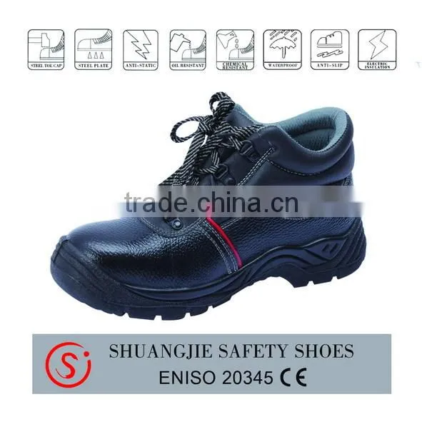NO.8055 Dubai security equipment durable industrial wholesale steel toe safety shoes