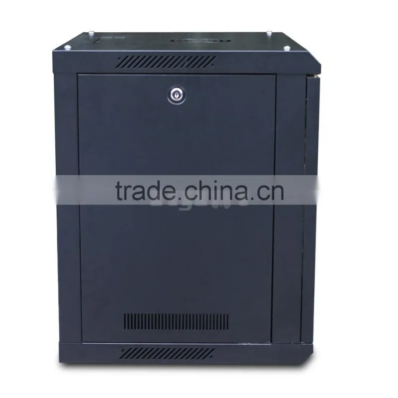9U Wall Mount IT Network Server Data Cabinet Enclosure Rack Glass Door Locking