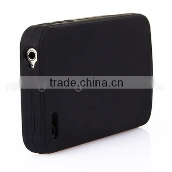 2013 hot sales mobile phone silicone case with button style