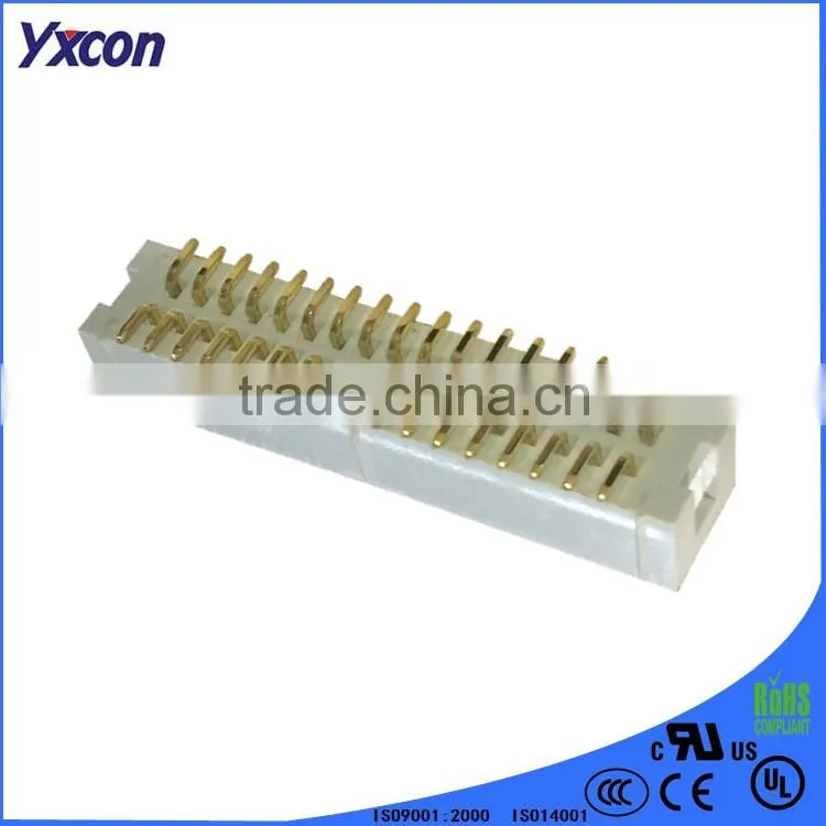 China supplier 2.54mm pitch superior quality double row SMT/ SMD box header connector